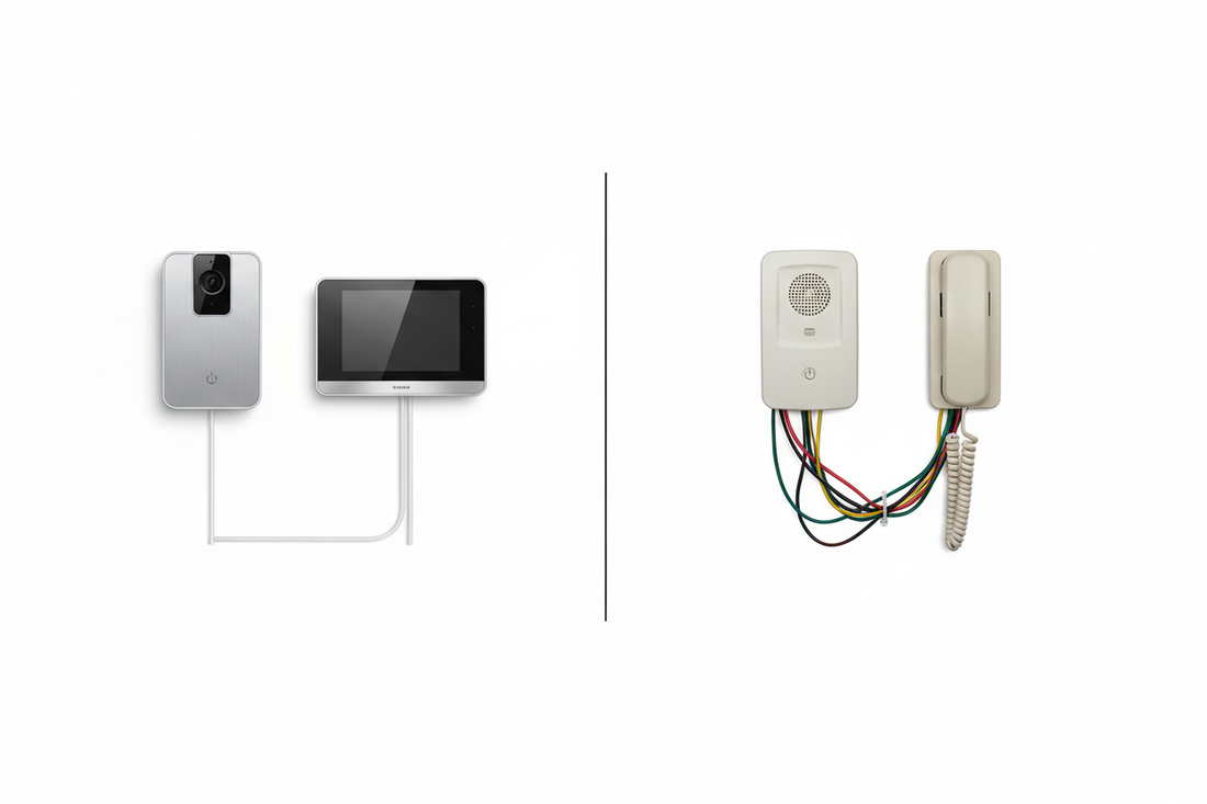 Comparativa sistema videoportero 2 hilos BUS SCS Tegui vs sistema 4+N hilos convencional: diferencias de cableado y compatibilidad