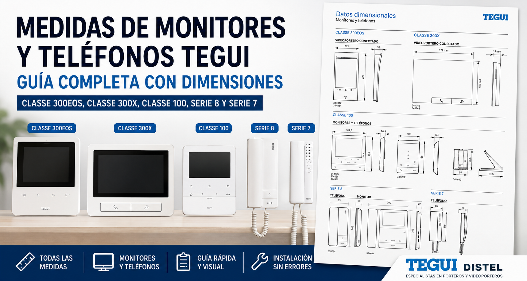 Datos dimensionales placas y marcos BTicino Tegui: marcos reposición Sfera New Serie 7, marcos embellecedores, Línea 3000 y Línea 2000
