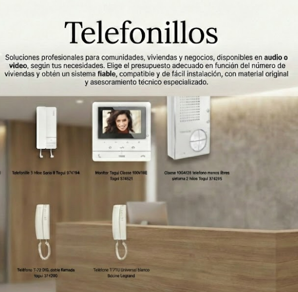 telefonillos tegui bticino