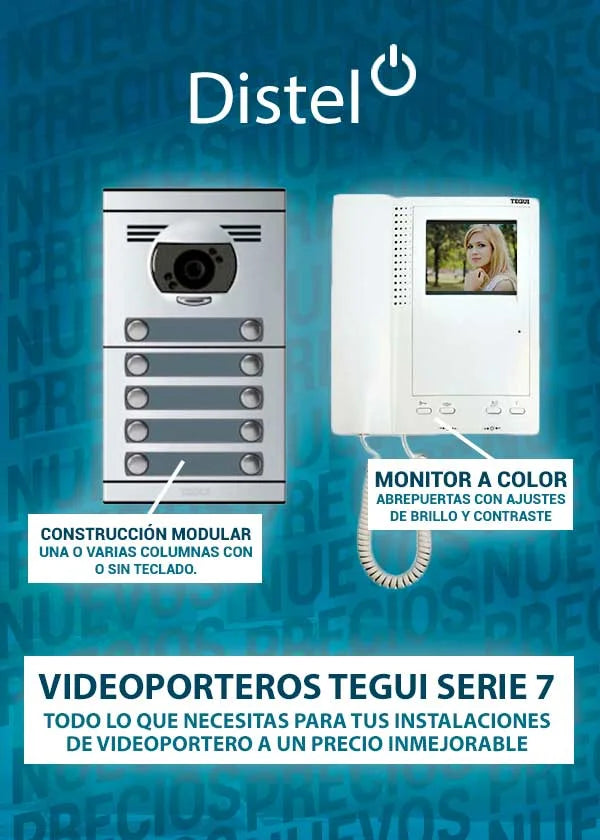 Serie 7 Tegui: porteros, videoporteros y recambios