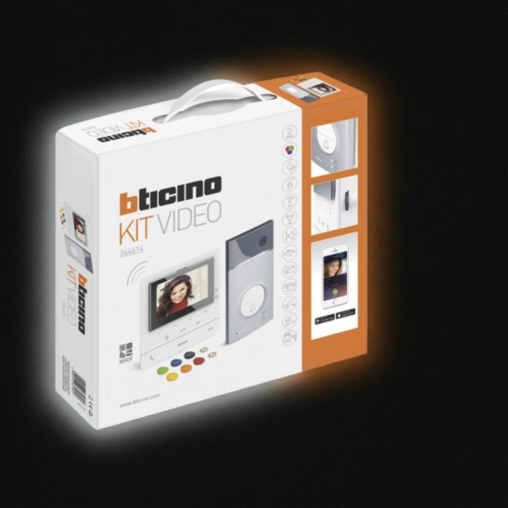 2 Wire Video Intercom 5" Wi-Fi, Bticino 364716