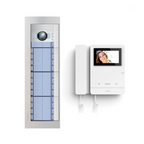 Budget for Color Video Intercom for 25 homes, 2 wires, Sfera New Tegui color25s