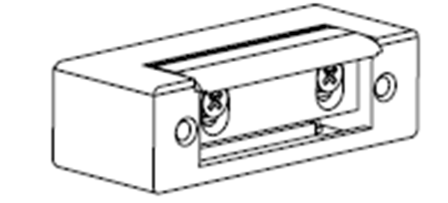 Abrepuertas Simétrico Estándar Protección electrónica (NC)  30100F