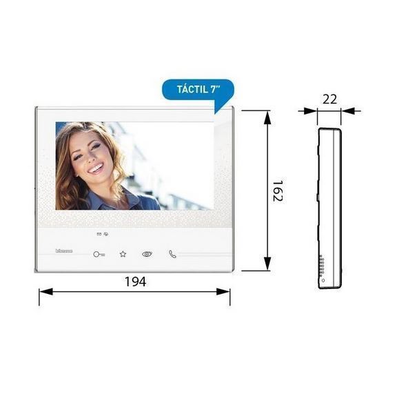 Classe 300V13E Videoportero Manos Libres 2 hilos, Bticino 344612