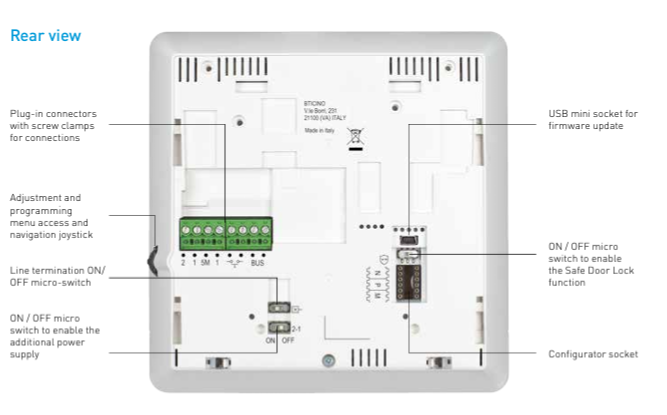 Moniteur Tegui Classe 100XE Bticino 344786