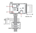 346991 2-Draht-Audioeinheit mit 8 Rufmöglichkeiten BTicino Tegui | BUS SCS