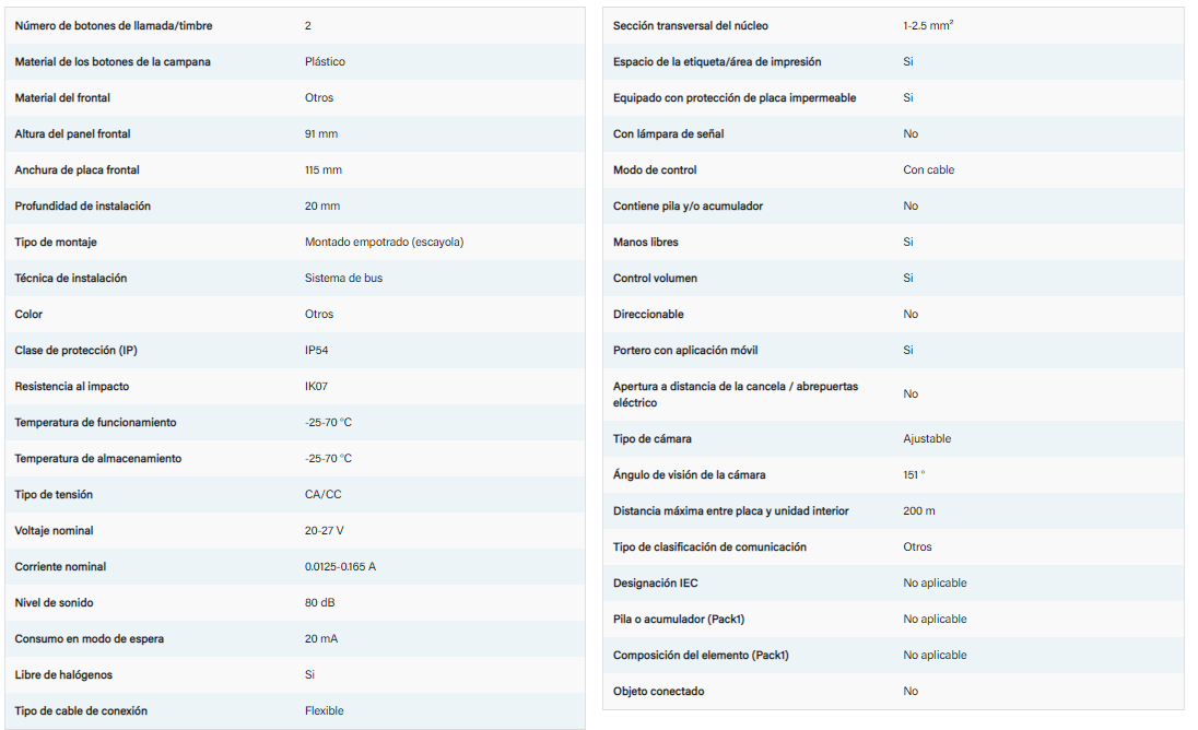Cámara Audio /Video  Bticino  351500