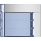 Frontal 3 pulsadores 1 columna Bticino 352031