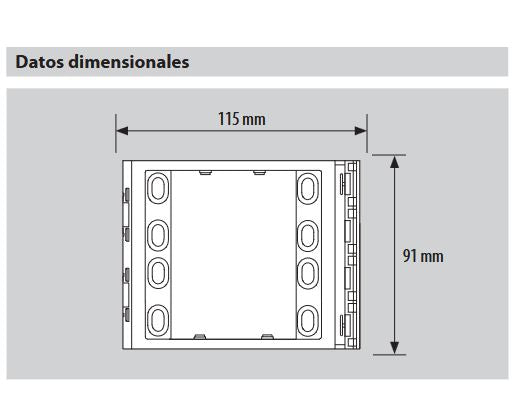 Bticino 352100 8-button electronics