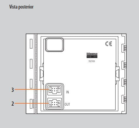 Bticino 352100 8-button electronics