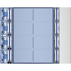 Face avant 8 Boutons Tegui Sfera New 2 Colonnes (BTicino 352181)