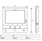 Tegui Classe 100V16B Monitor 5" Scherm Handsfree | Ref. 374511