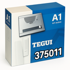Kit Türsprechanlage Tegui A1 Platte + Telefon Serie 7 (375011)