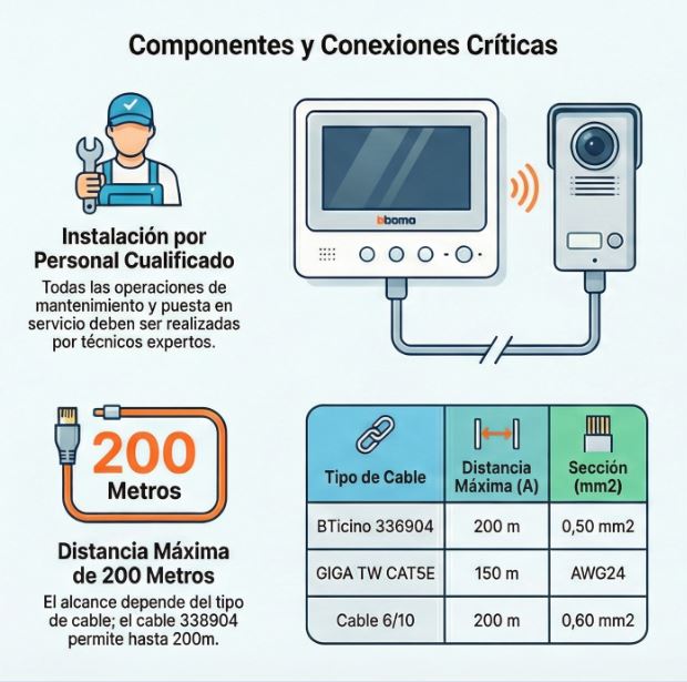 KIT VIDEOPORTERO 1 VIVIENDA  2 HILOS TEGUI HQ   378511