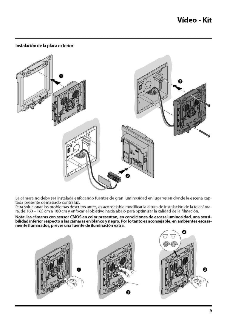 Kit Video V1 Manos Libres 5" 100V16B Tegui 379111