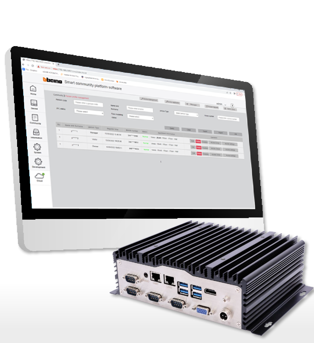 Servidor + Software de Configuración BTicino BT-375001 – Sistema Videoportero IP