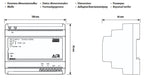 346050 Alimentador BUS SCS 2 Hilos + Adaptador Vídeo Classe 100 BTicino | 6 módulos DIN