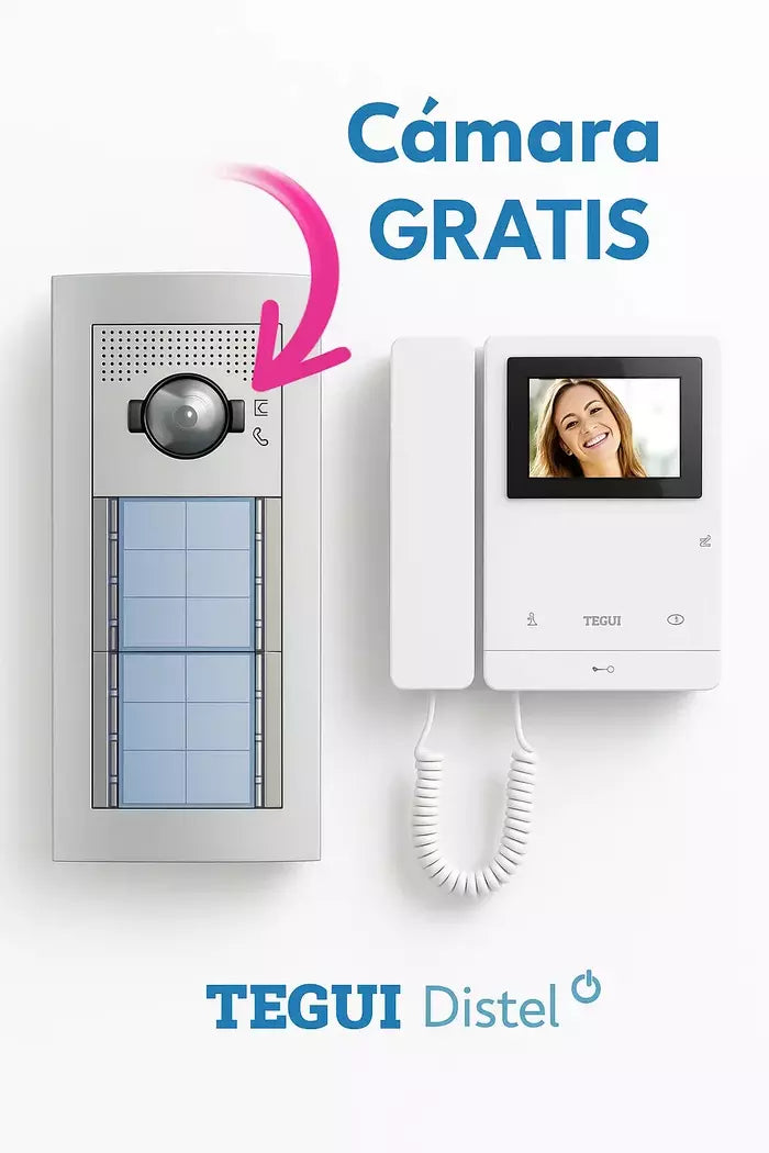 Promoción Video Portero Color para 20 viviendas 2 hilos Sfera New Tegui Color20s