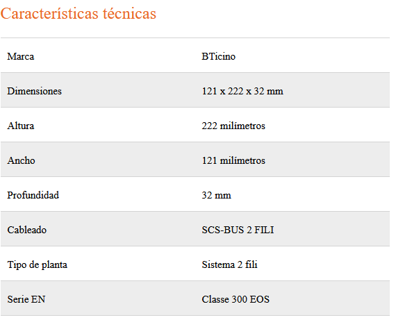 Monitor Wifi Classe 300EOS Videoportero Black Bticino 344884