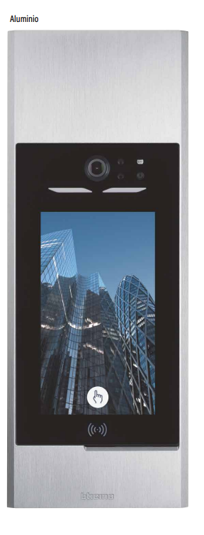 Marco de 3 módulos para el módulo display del Linea 5000,  aluminio