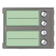 Frontal Robur 4 pulsadores 1 columna 352045