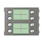 Robur Front Panel with 8 pushbuttons and 2 columns 352185