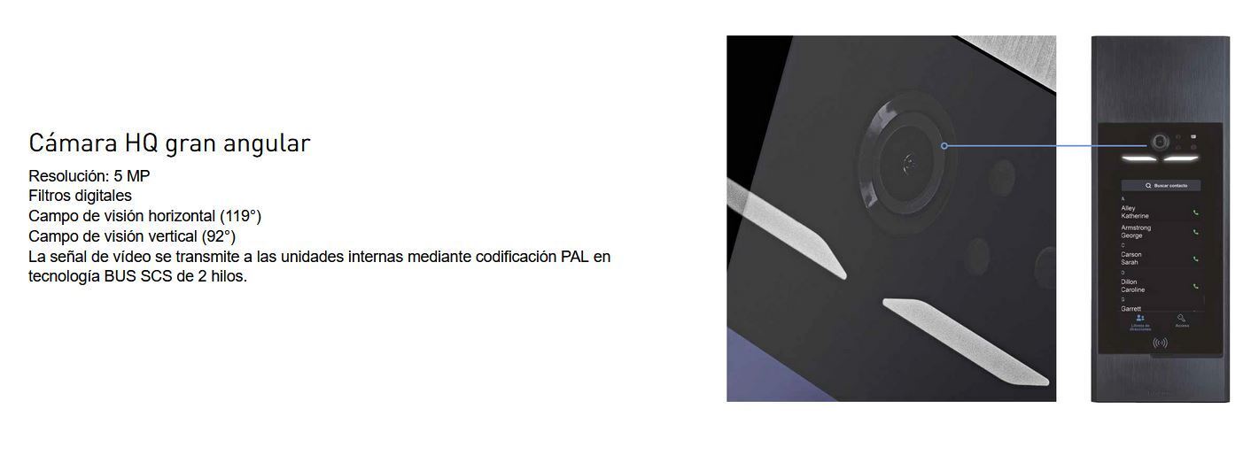 Módulo display 7” vertical L5000 con cámara HQ