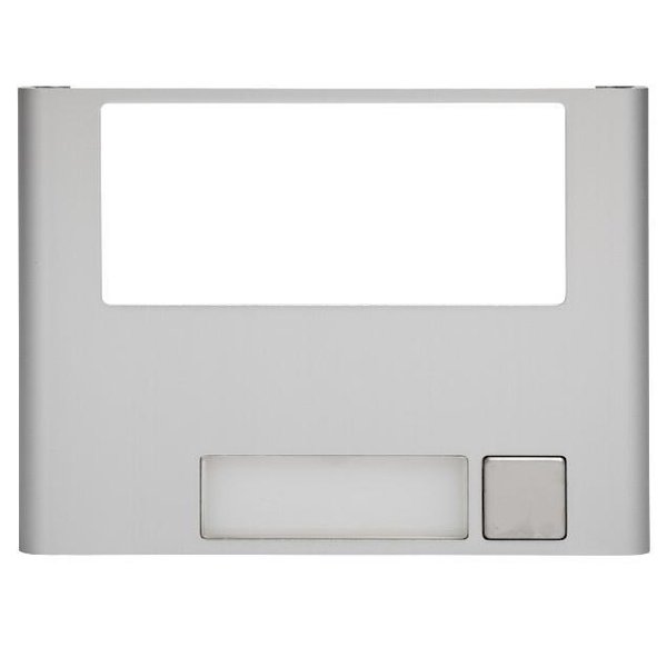 0E1111 Modul mit 1 rechtem Taster und Fenster Tegui | Modulare Platte Serie Europa