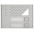 0E1122 Modul mit 2 rechten Tasten und Gitter Tegui | Modulare Platte Serie Europa