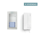 Orçamento Videoporteiro Automático para 6 habitações 2 fios Sfera New Tegui audio6s