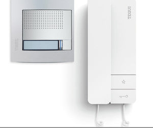 Kit de portero audio Tegui 378151 para 1 vivienda, con placa y teléfono