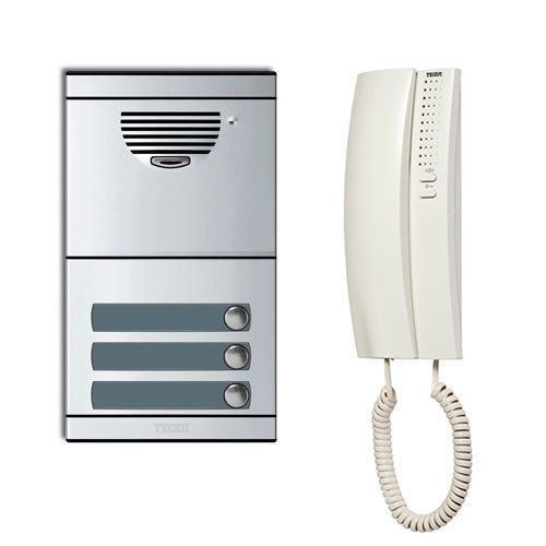 Kit A3: Placa & 3 Teléfonos S7 Sistema 4+N Tegui 375013