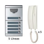 Kit A5: Platte und 5 Telefone S7 Tegui 375015