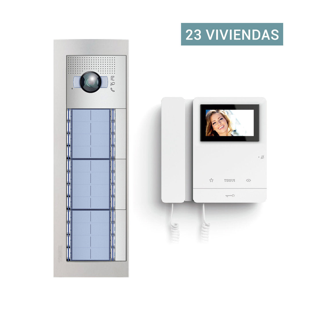 Presupuesto  Video Portero Color para 23 viviendas 2 hilos Sfera New Tegui color23s