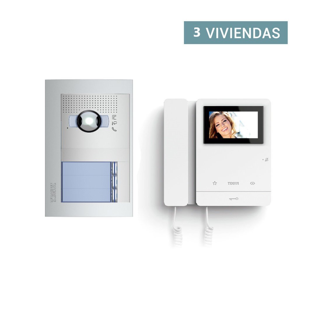 Presupuesto Video Portero Color para 5 viviendas 2 hilos Sfera New Tegui color5s