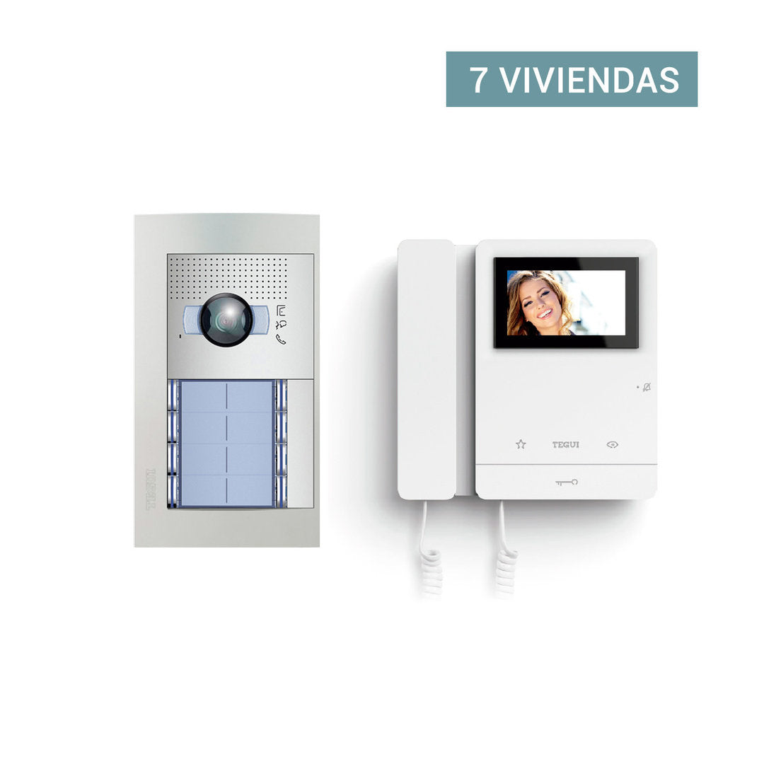 Presupuesto Video Portero Color para 7 viviendas 2 hilos Sfera New Tegui color7s