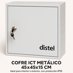 Tegui ICT Metal Box 45x45x15 cm Surface IP55 (Ref. 7215)