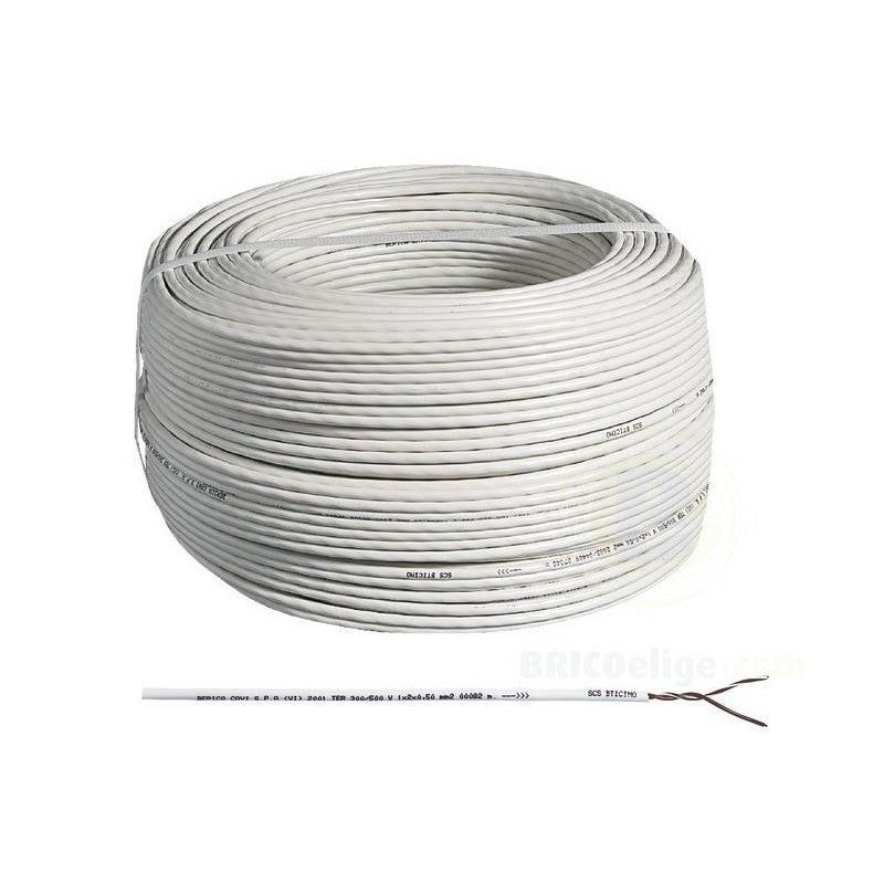Cable SCS, Blanco, 200 MT, Bticino 336904