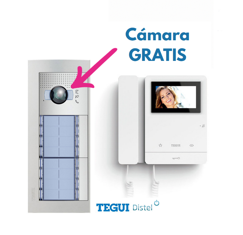 Promoción Video Portero Color para 20 viviendas 2 hilos Sfera New Tegui Color20s