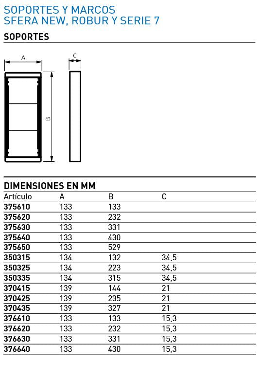 Cadre De Finition pour 2 Modules pour systèmes URMET Cadre De Finition pour 2 Modules pour systèmes URMET