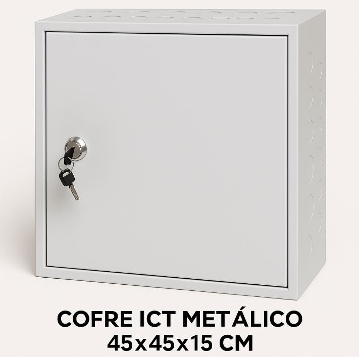 Cofre ICT metalico 45x45x15