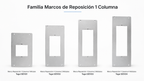 Moldura de Substituição 1 Coluna 1 Módulo Tegui – Ref. 0E5101