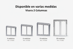 Visera 2 Columnas Tegui – disponible en 4, 6 y 8 módulos