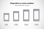 Marco Embellecedor 1 Columna Tegui – disponible en 1, 2, 3 y 4 módulos