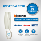 Imagen mejorada Kit 10 Teléfonos T-71U