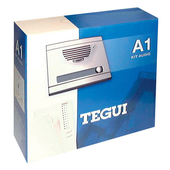 Kit portero tegui A1: Placa Teléfono S7 Sistema 4+N Tegui 375011