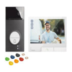 Video Deurintercom Kit 2 Draad Wi-Fi Classe 300X New Light + Plaat Linea 3000 Zwart | Bticino 363942