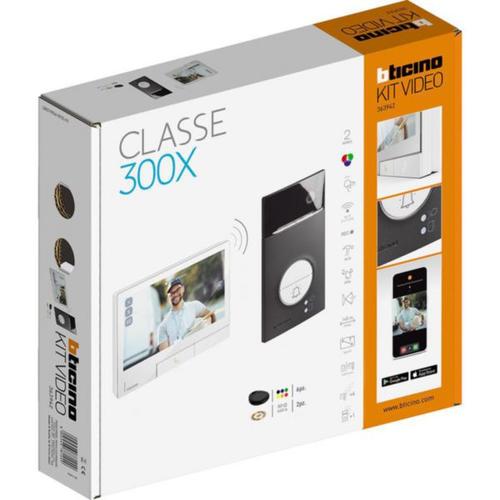 Kit Videoportero 2 Hilos Wi-Fi Classe 300X New Light + Placa Linea 3000 Negro | Bticino 363942