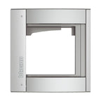 Rahmen und Halterung 1 Modul Tegui Sfera New Allmetal (BTicino 350211)