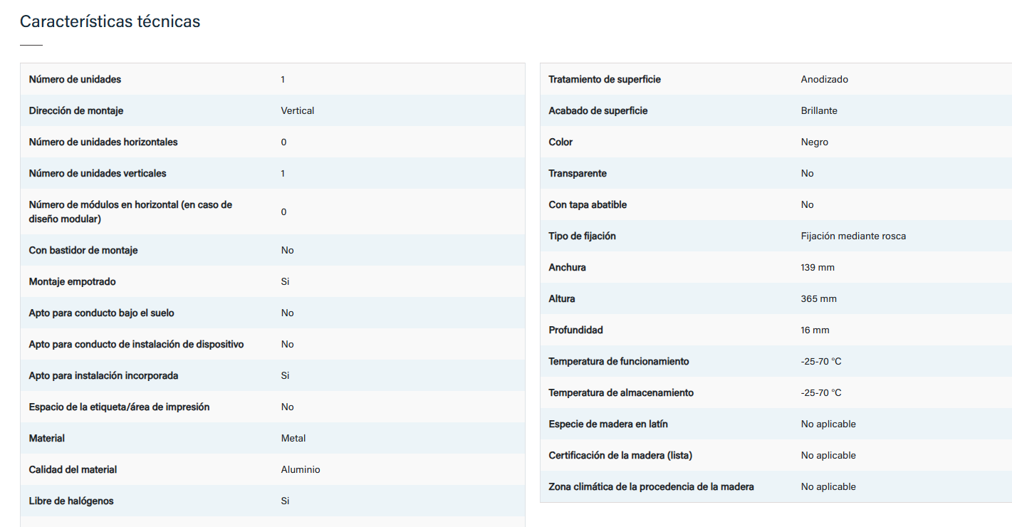 Marco de 3 módulos para el módulo display del L5000,  Niquel